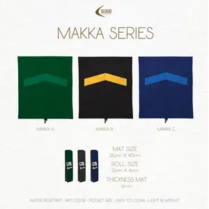 SUJUD Squad Mini Prayer Mat - Unisex Travel Prayer Mat, Water-Resistant, Odor-Resistant, Lightweight, Easy to Clean, Suitable for All Seasons