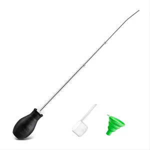 Diatomaceous Earth Powder Duster, Longer 9Inch to 22Inch Retractable Garden Powder Applicator Dispenser, Duster Sprayers for Christmas New Year Home Use