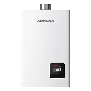 Propane Gas Tankless Water Heater, MIZUDO Up to 4.3 GPM, 100,000 BTU, CSA Certified, Indoor Installation Instant Hot Water Heater Shower Set