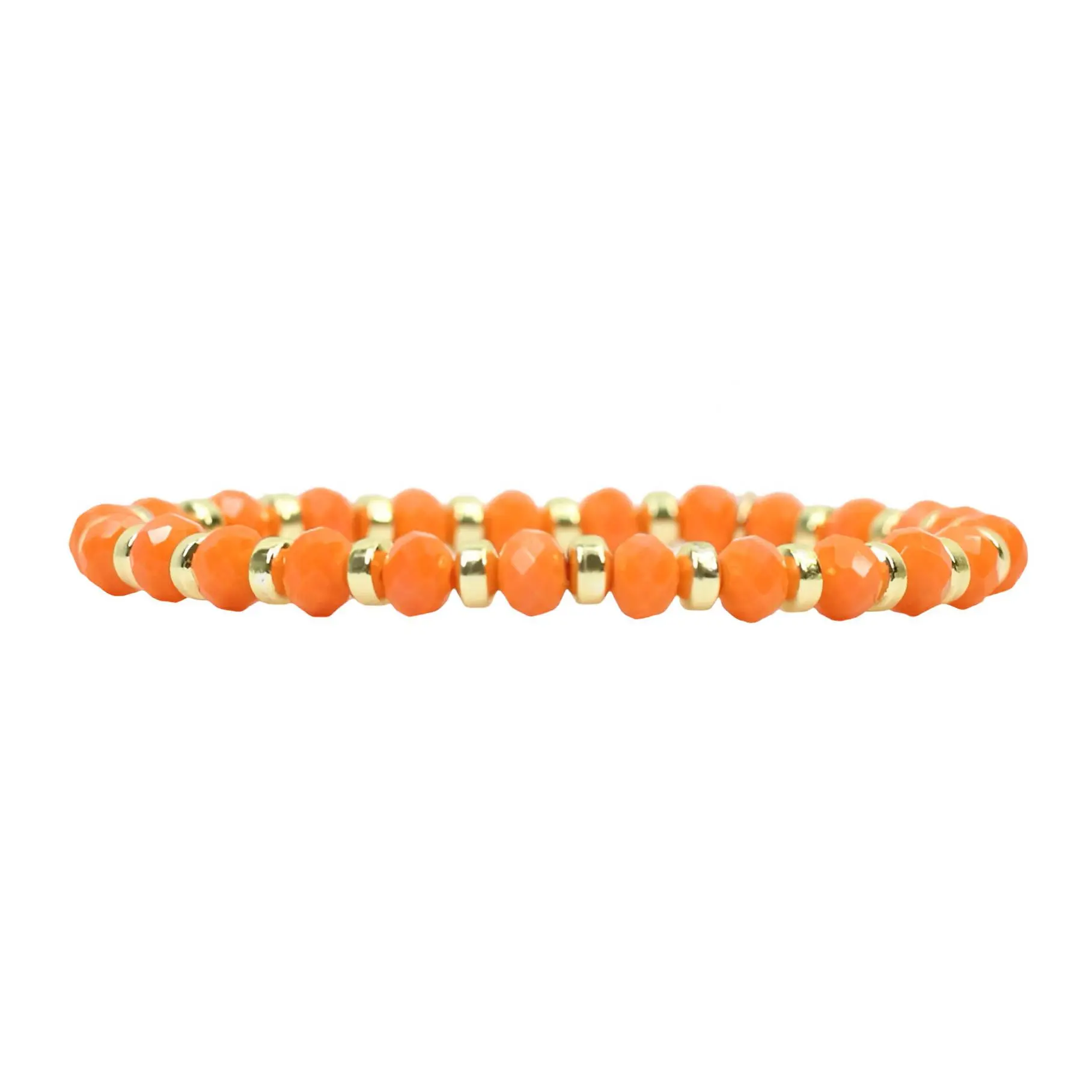 Gigi Stretch Bracelet - Orange