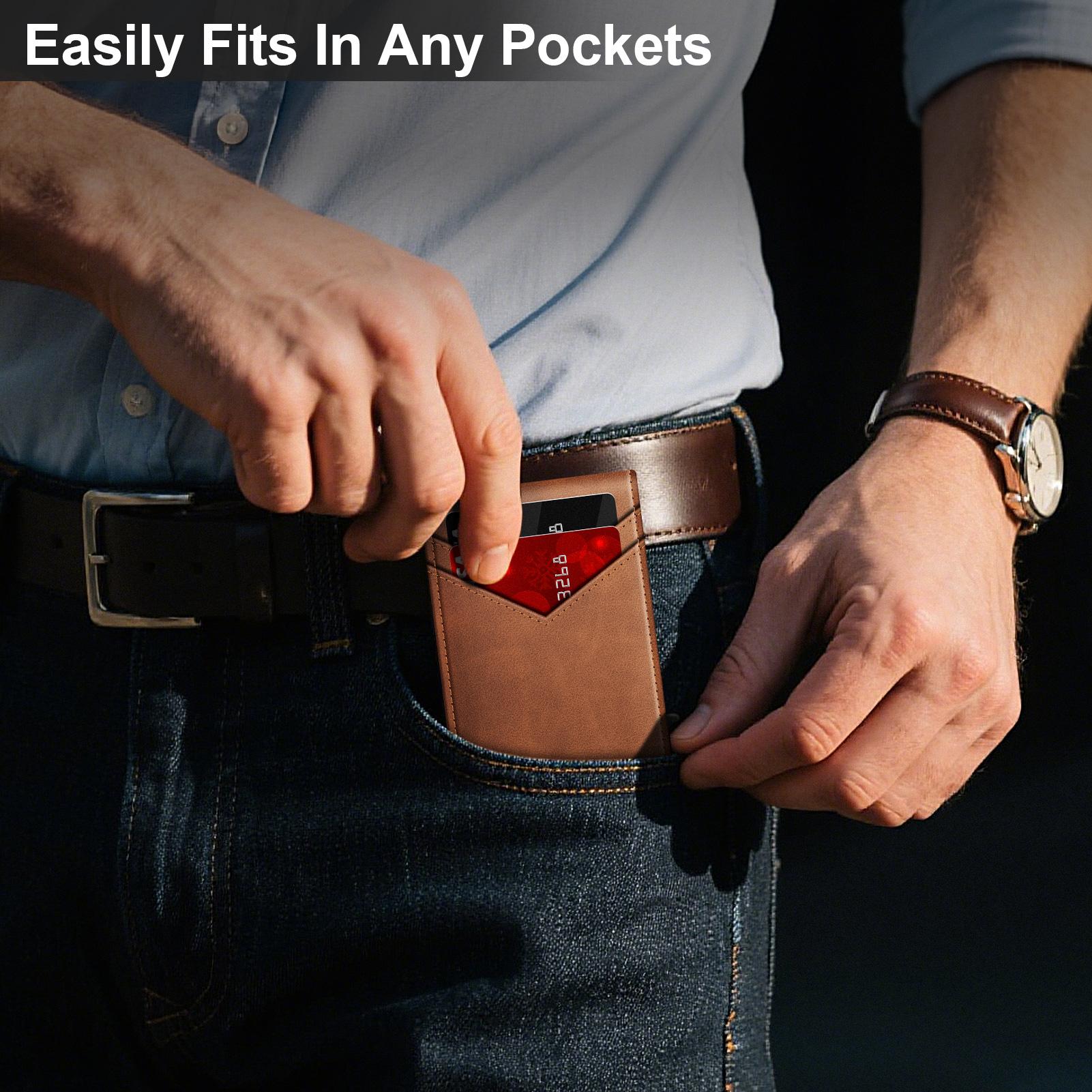 Final view of the RFID pop-up bifold wallet