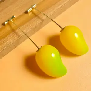 Mango Kawaii Dangle Earrings