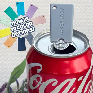 Tab Buddy Mini Opener! Cute soda can opener help for long nails, kids, sore hands Kitchen Utensils Indoor