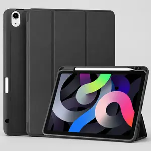 iPad Air 11-inch 2025 M3 2024 M2 Air 7 6 5 4th generation 2025 2024 2022 2020 10.9 with Pencil slot stand (without iPad and Pencil) Supports 2nd generation charging, auto wake/sleep, smart tri-fold stand, protective case