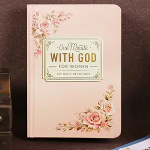 One Minute with God for WoMen, 365 Days Devotional Journal, Portable Daily Reflections NoteBook, Perfect Gift for Holidays Birthdays Christmas New Year, Self Improvement Journal