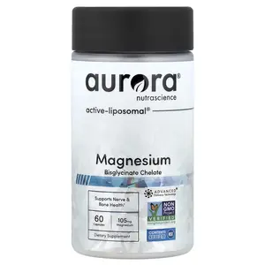 Aurora Nutrascience Magnesium Bisglycinate Chelate, 60 Capsules