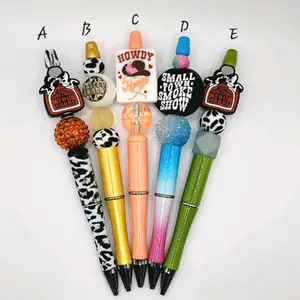 Beaded Pens for Writing and Correction - Country Music Theme