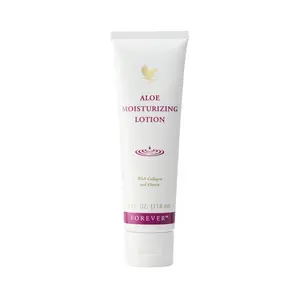 Forever Aloe Moisturizing Lotion with Collagen & Elastin for Smooth Supple Skin Rich Indulgent Texture for Hands & Body Gluten Free