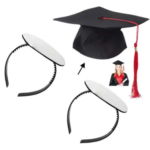 Graduation Cap Headband Insert- Firm Anti-fall Hair Band,Graduation Hat Headband Holder for Secure Grad Cap And Hairstyle,Hat Accessories for Graduates,Students,Girls