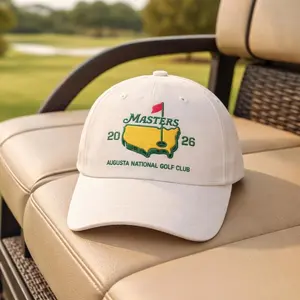 Masters 2026 Embroidered Golf Hat - National Golf Club Embroidered Cap - Masters Tournament Golf Dad Hat - Golf Lover Gift Baseball Cap