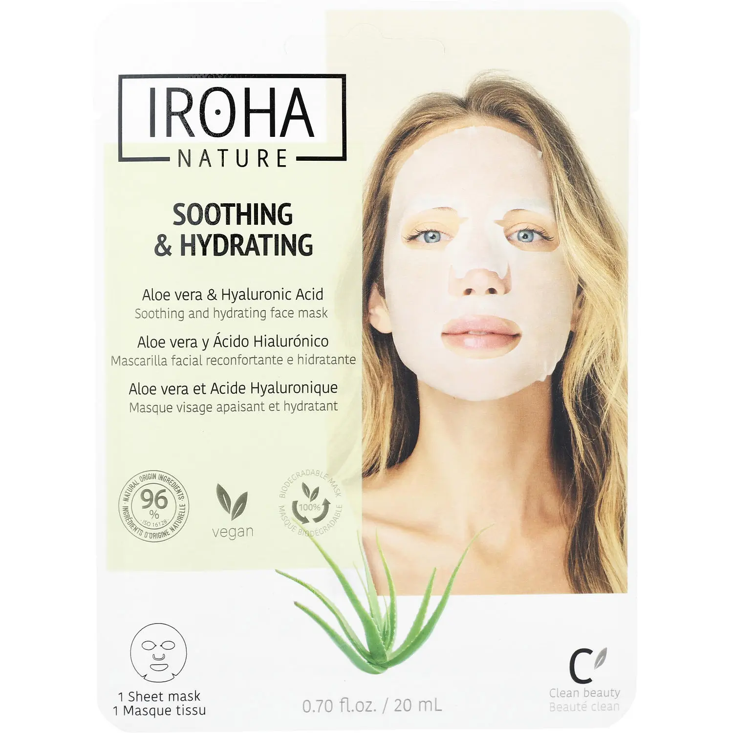 Iroha Nature By Iroha Nature Face Sheet Mask - Aloe Vera For Women