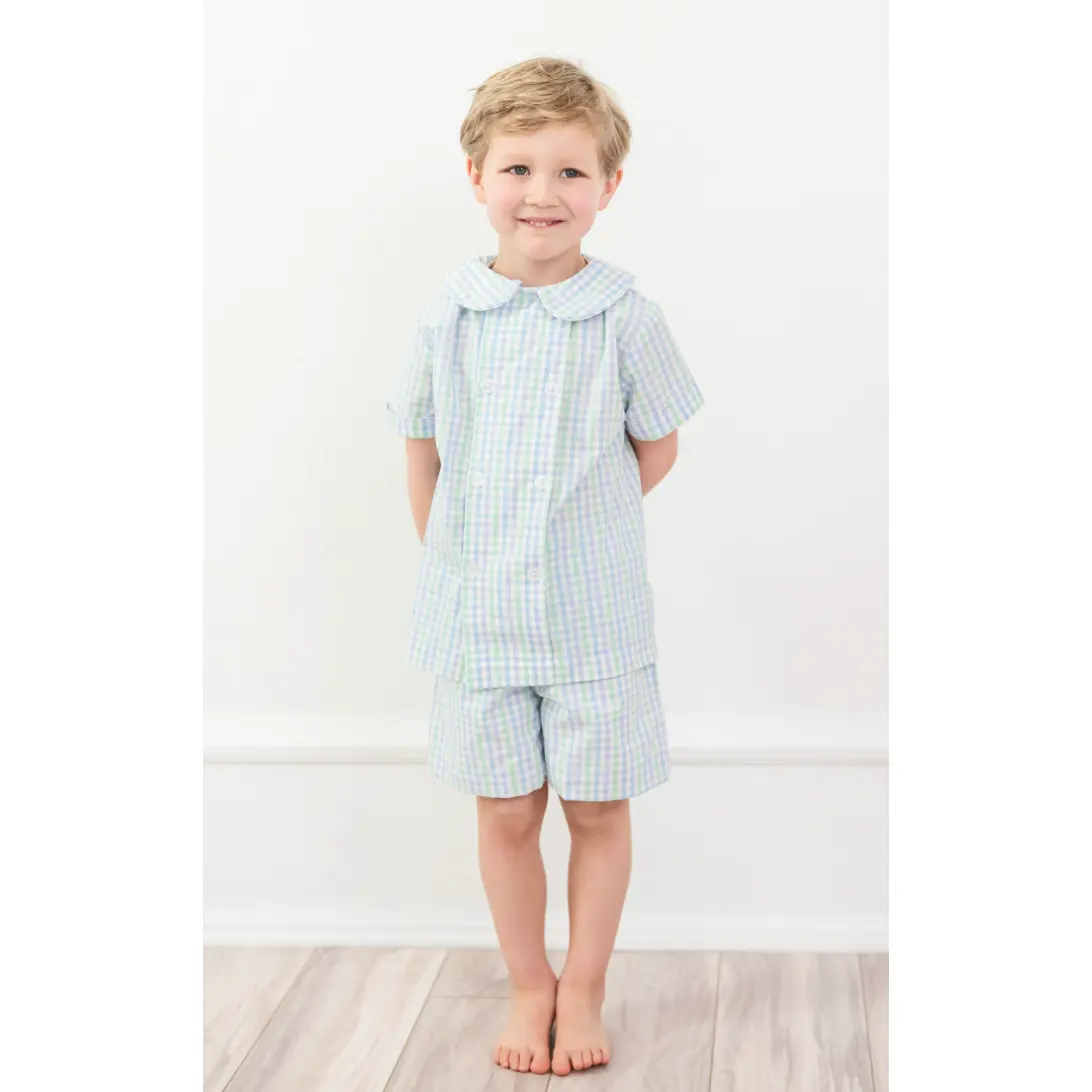 Essex Plaid Dressy Short Set
