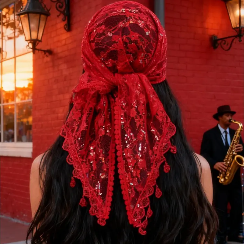 New embroidered polyester square scarf fashionable versatile decorative silk scarf 130cm temperament yarn women's thin Square Head Scarf Fashion Hair Scarves Summer Scarf