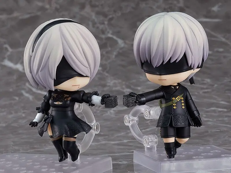 Nendoroid NieR: Automata YoRHa No.2 Type B 2B, Movable Figure with Interchangeable Faces