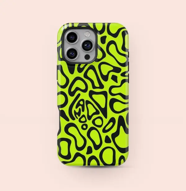 Lando Norris 2024 Helmet Pattern Black Phone Case 11-17