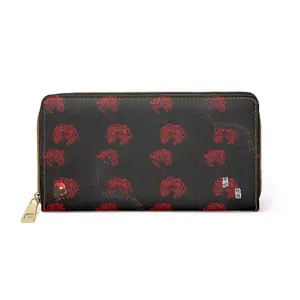 Tokyo GhoulInspired Zipper Wallet  Red Spider Lily & Centipede Design