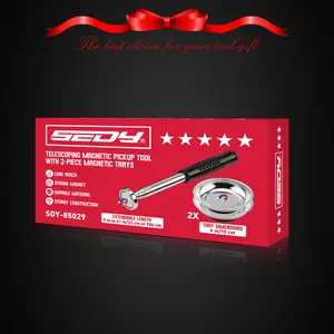 3 Pack Telescoping Magnetic Pickup Tool with Parts Tray, Magnet Stick Extendable up to 41in, Non-Slip Extendable Magnet Pickup Tool with 50lb Pull Force for Nail, Screws & Metal Debris Workshop Garage Construction Tools Hand Tools