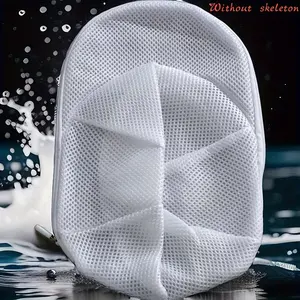 Washing Machine Hat Cleaning Cage with Zipper Closure, Protects Baseball Caps, Sports Enthusiasts, Mesh Design, Durable Structure, Mesh Laundry Bag