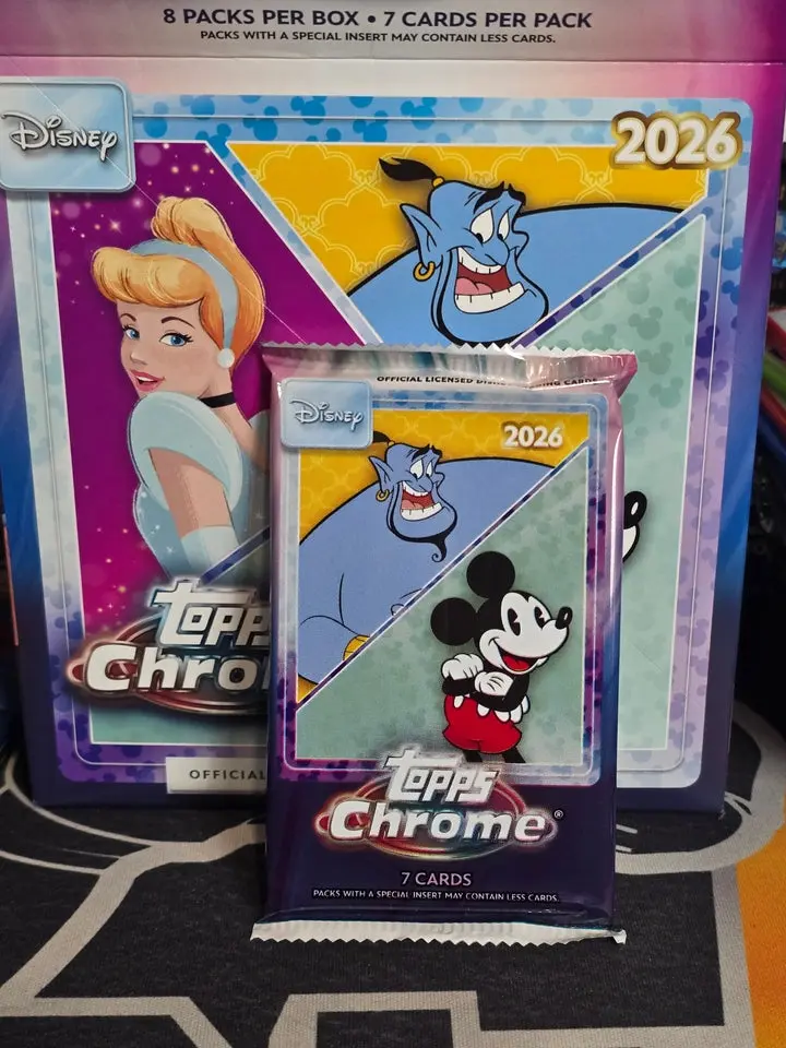 Disney 2026 Topps Chrome Mega Box PACK Disney 2026 Topps Chrome Mega Box PACK