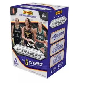 (1) Box of 2025 WNBA Trading Cards Prizm Edition 24 Cards 6 Ice Prizms Ultra Rare Pulsar Prizms 6 Packs