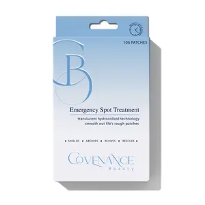 Covenance Beauty Emergency Spot Treatment Hydrocolloid Acne Pimple Patch 106 Count for Zits and Blemishes Shields Absorbs Reduces Scars Extra Sticky Invisible for Everyday Emergencies Pack