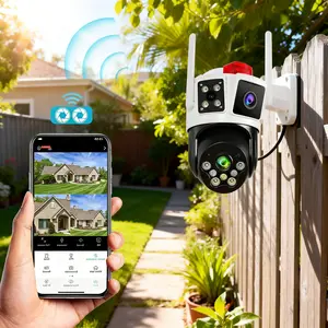 COOHILIGH HD Outdoor Security Camera, Weatherproof Wifi Cam With Color Night Vision, 2-Way Audio & Motion Detection, All-Weather Home Surveillance Camera For Indoor/Outdoor Use