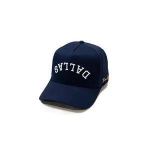 Precurved Dallas snapback - NAVY Precurved Dallas snapback - NAVY