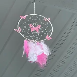 Butterfly Dreamcatcher - Decorative Hanging Artwork for Home Decor Hangable Decoration