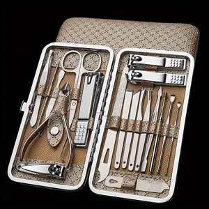 Complete Manicure & Pedicure Set - Nail Clipper, Cutter, Files & More - Perfect For Home & Travel!