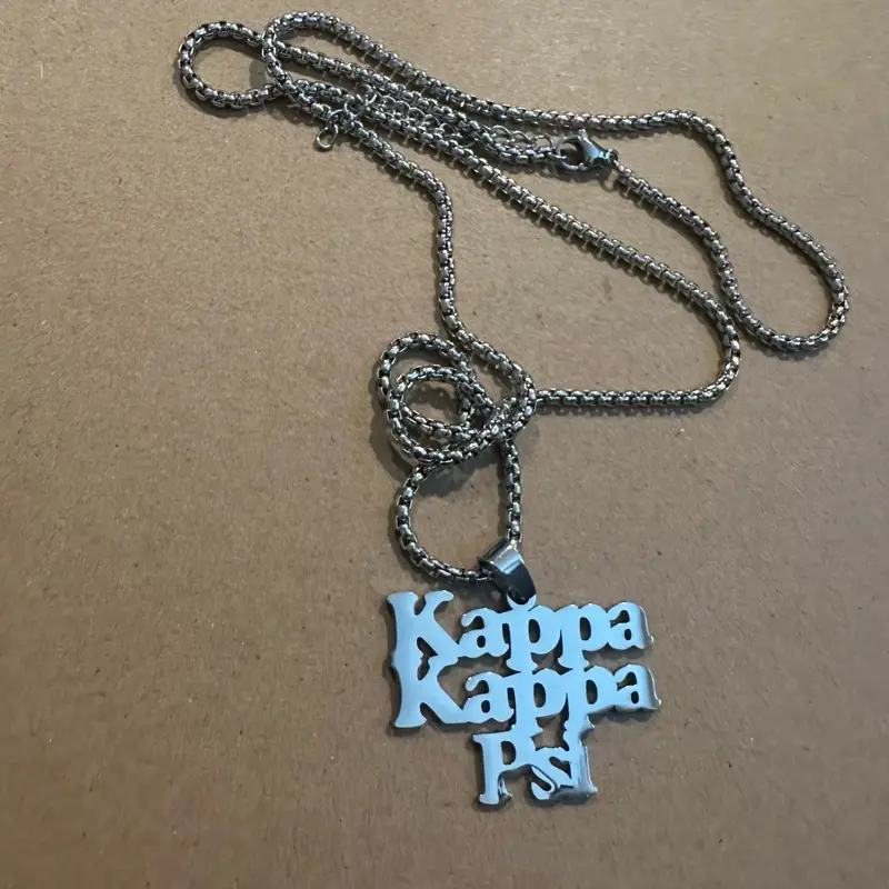 Silver Kappa Kappa Psi necklace