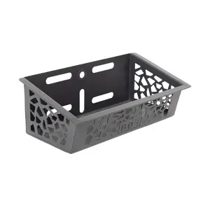 Rack Attached Storage Basket — 14-Gauge Steel Gym Organizer for Power Racks