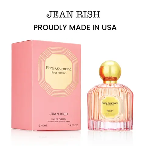 Floral Gourmand, Jean Rish, Women Perfume, Eau De Parfum (3.4 Fl Oz/ 100 ml) With Vanilla-Jasmine-Amber, Long Lasting & Luxury Fragrance, Made In USA
