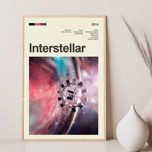 Interstellar Poster, Wall Art Decor for Room, Aesthetic Home Decoration, Modern Trendy Design, Gift Idea