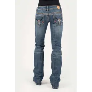 Women's Tin Haul DOLLY FIT DENIM JEANS w/ AZTEC STEER POCKETS