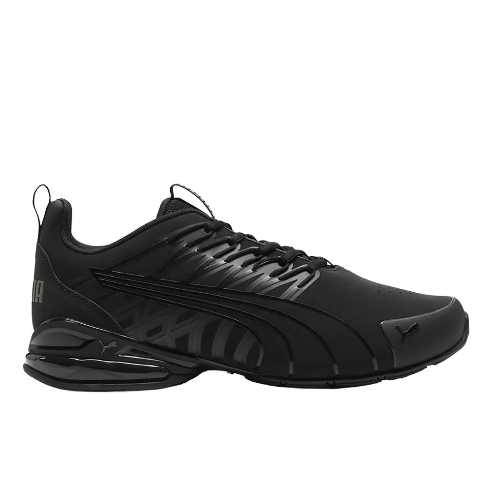 PUMA Mens Voltaic Evo Nubuck Wide Lace Up Sneakers Shoes Casual - Black PUMA Mens Voltaic Evo Nubuck Wide Lace Up Sneakers Shoes Casual - Black