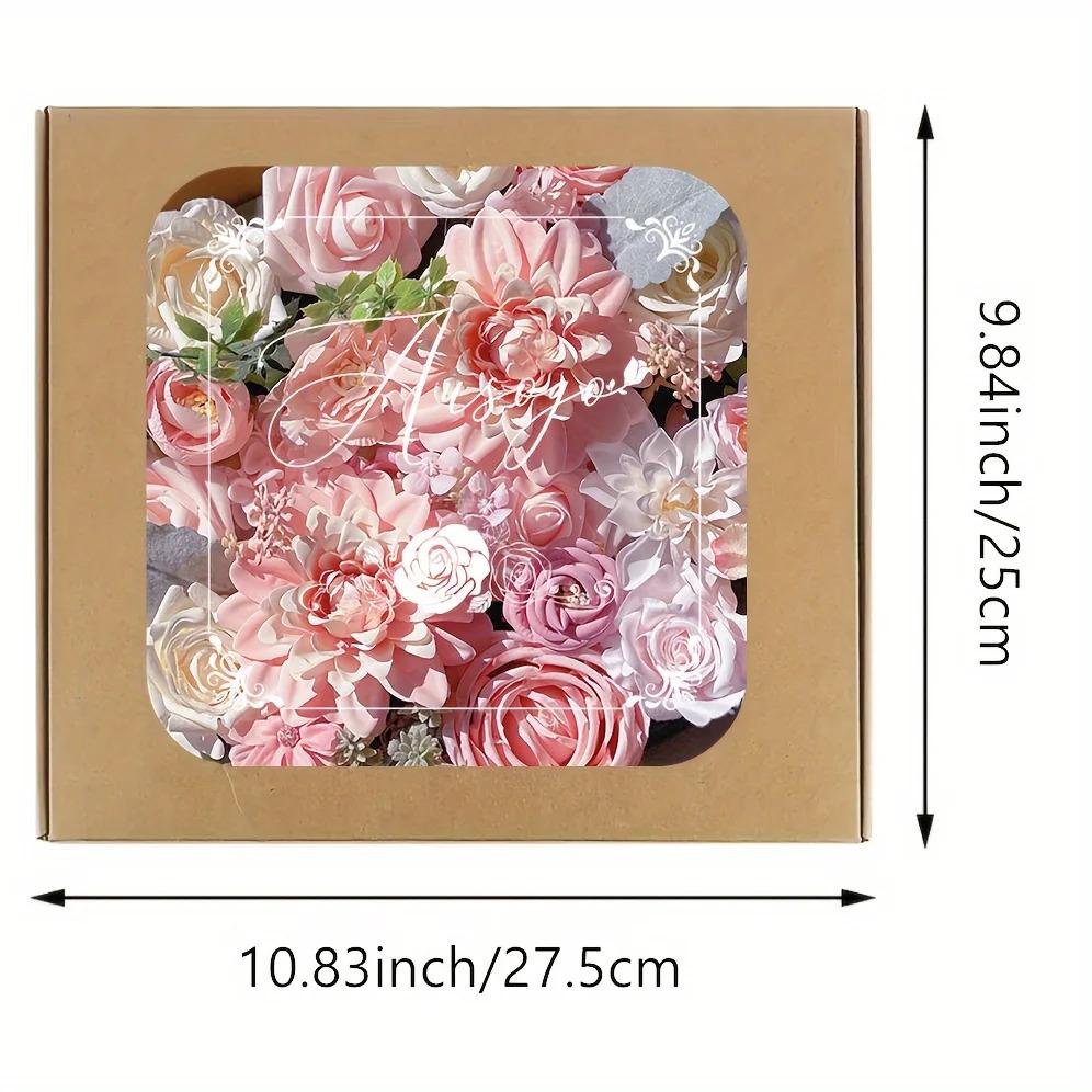 Pink Artificial Flower Box Set Artificial Flower Box Set - Pink Spring DIY Center Cake Decoration, Wedding Bouquets, Boutiques