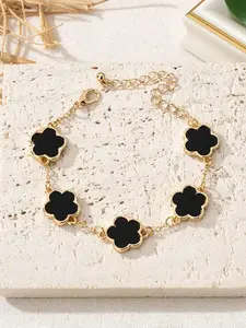 Fashion Flower Design  Bracelet, Fashion Jewelry for Party, Daily Clothing Decor, Trendy All-match & Exquisite Jewelry for Birthday Gift, Fashion Bracelets, Stackable Bracelets