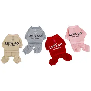 Pet Clothes Doggy Puppy Pet Clothing Autumn Winter Four-Legged Fleece Jacket Dynamic Four Legs Sweatshirt Dachshund Clothes