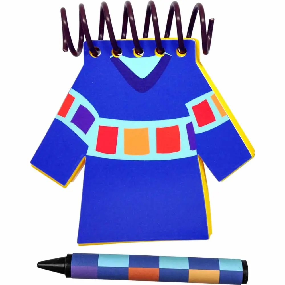 Handcrafted Handy Dandy Inspired Blue Multicolor Joe Shirt Notebook