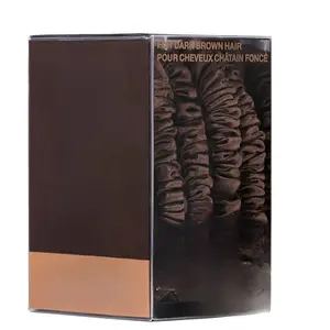 Silk Skinny Scrunchies - Set of 4 Dark Brown 100% Mulberry Silk Anti-Crease Scrunchies for All Hair Types, Gentle on Hair, Reduces Breakage