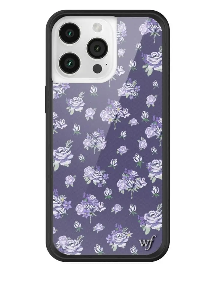 Wildflower Limited Edition Sugar Plum Floral iPhone Case - Durable, Protective, Cute Aesthetic Rubber Casing for Smartphone, Cellphone Devices | Trendy Custom Mobile Accessory with Enhanced Protection