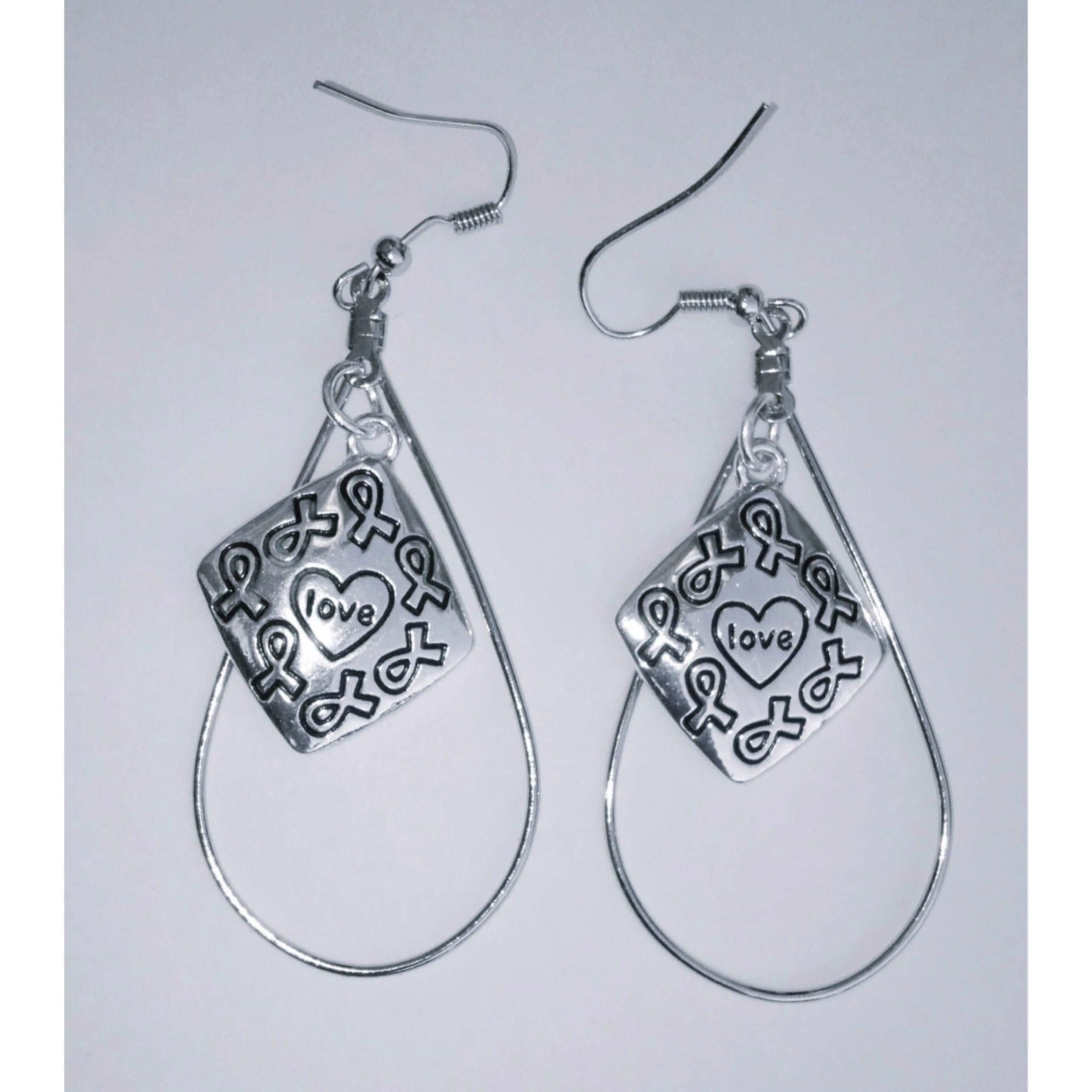 All Causes Awareness Love Charm Earrings