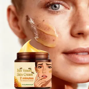 60g Bee Venom Face Cream with Niacinamide & Vitamin C, Instant 2-Minute Use, Tightening, Gentle Moisturizing Hydrating Serum for Sensitive Skin, All Skin Types