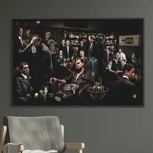 Custom Movie Gangster Ready To Hang Poster, Legend Gangsters Film Wall Art, Iconic Mafia Characters Print, Home Decor