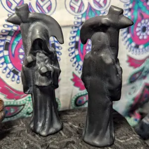 Obsidian Carved Death - Perfect for Halloween and All Year Round