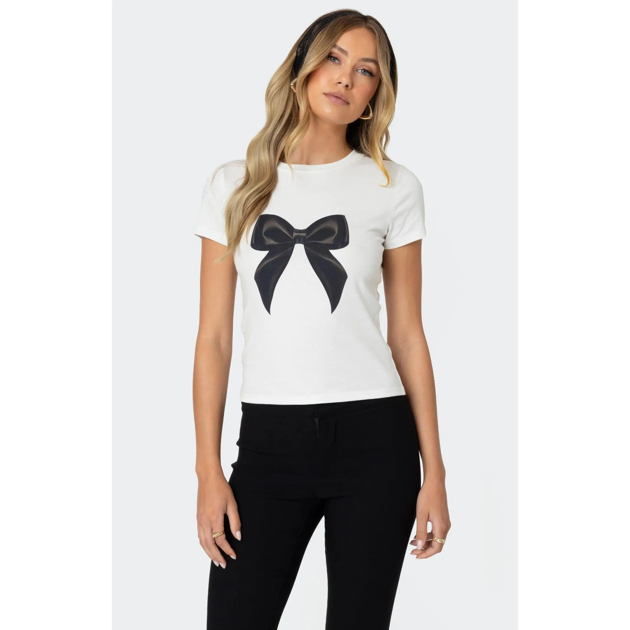 Edikted Women's Tied Up T-Shirt