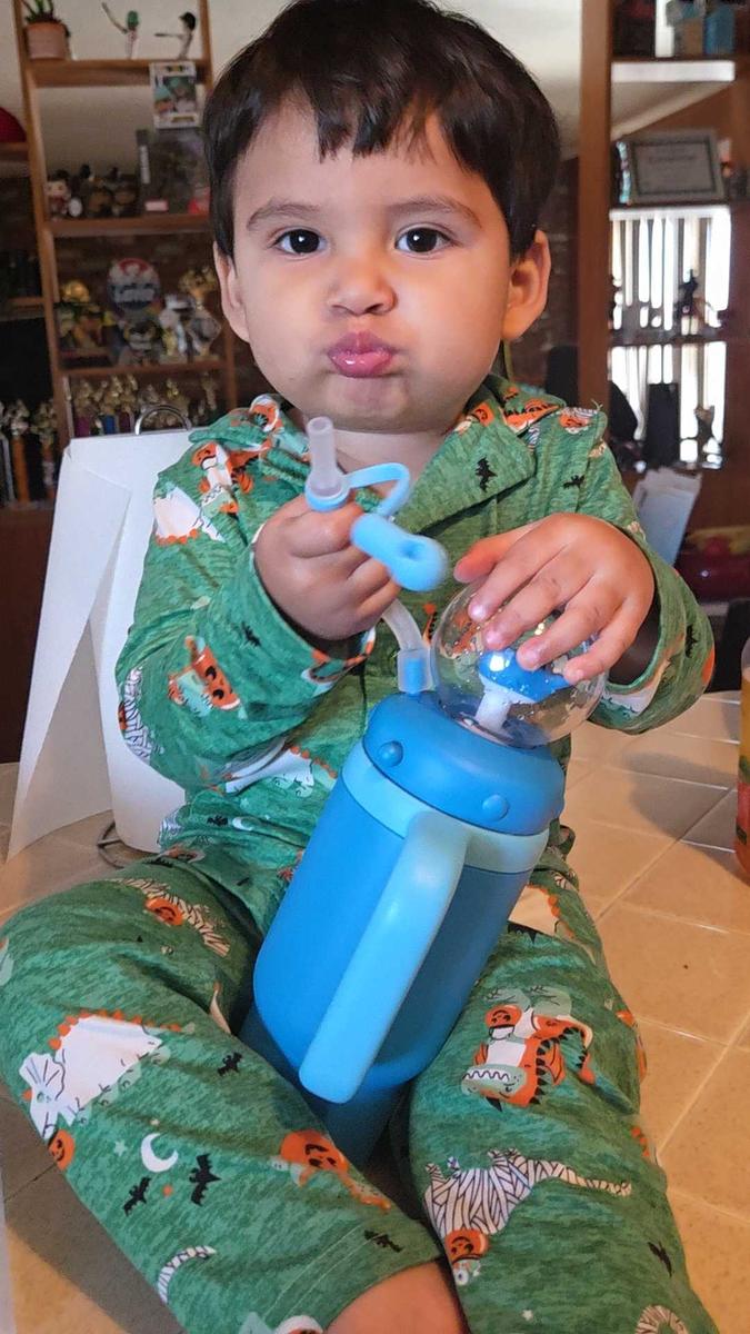 Item: Blue + direct-drink straw tip