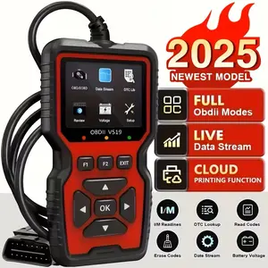 Professional OBD2 Scanner Diagnostic Tool V519 - Engine Code Reader, Full OBD2 Features, Reset, Modes 6&8, Suited for Car Owners & Mechanics 1996+ OBDII/EOBD Vehicles Automotive