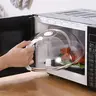 BPA-Free Food Grade Durable Plastic Microwave Splatter Cover (10.2x10.2x4.2in) for Cooking Dishes, Bowls, Plates - Large Size Kitchen/Home Supply with Handle, Steam Control, Grip, Hook, Easy to Clean