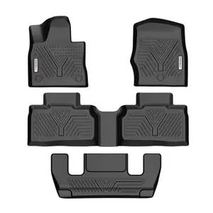 YINTATECH All Weather Car Floor Mats Floor Liners Set for 2020-2025 Ford Explorer 3D TPE Protection